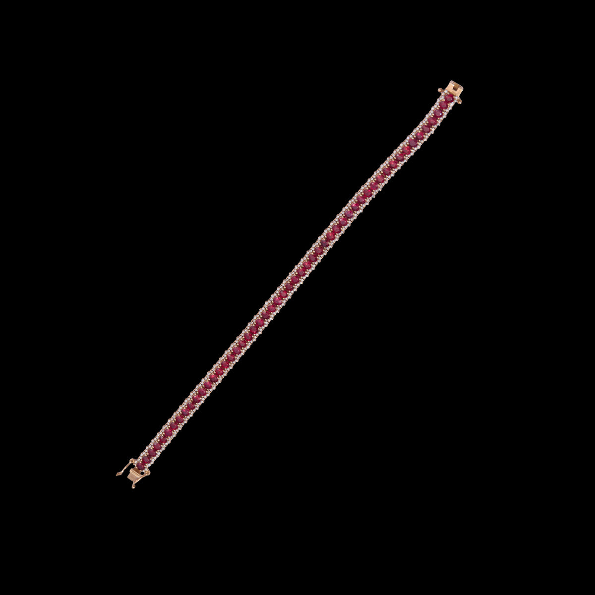 Ruby Diamond Bracelet