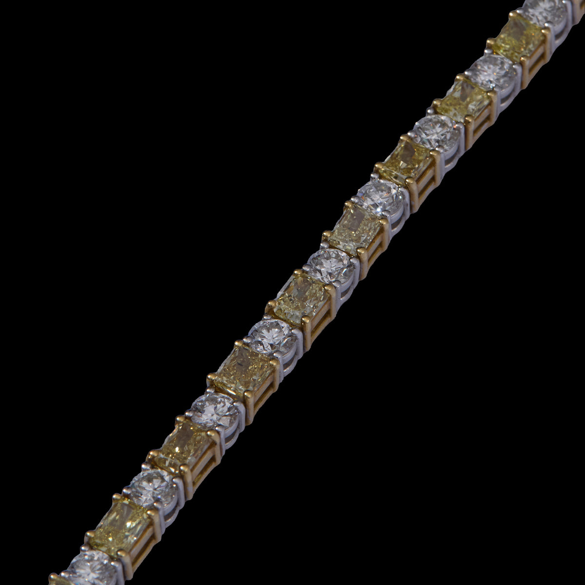 Yellow Diamond Bracelet