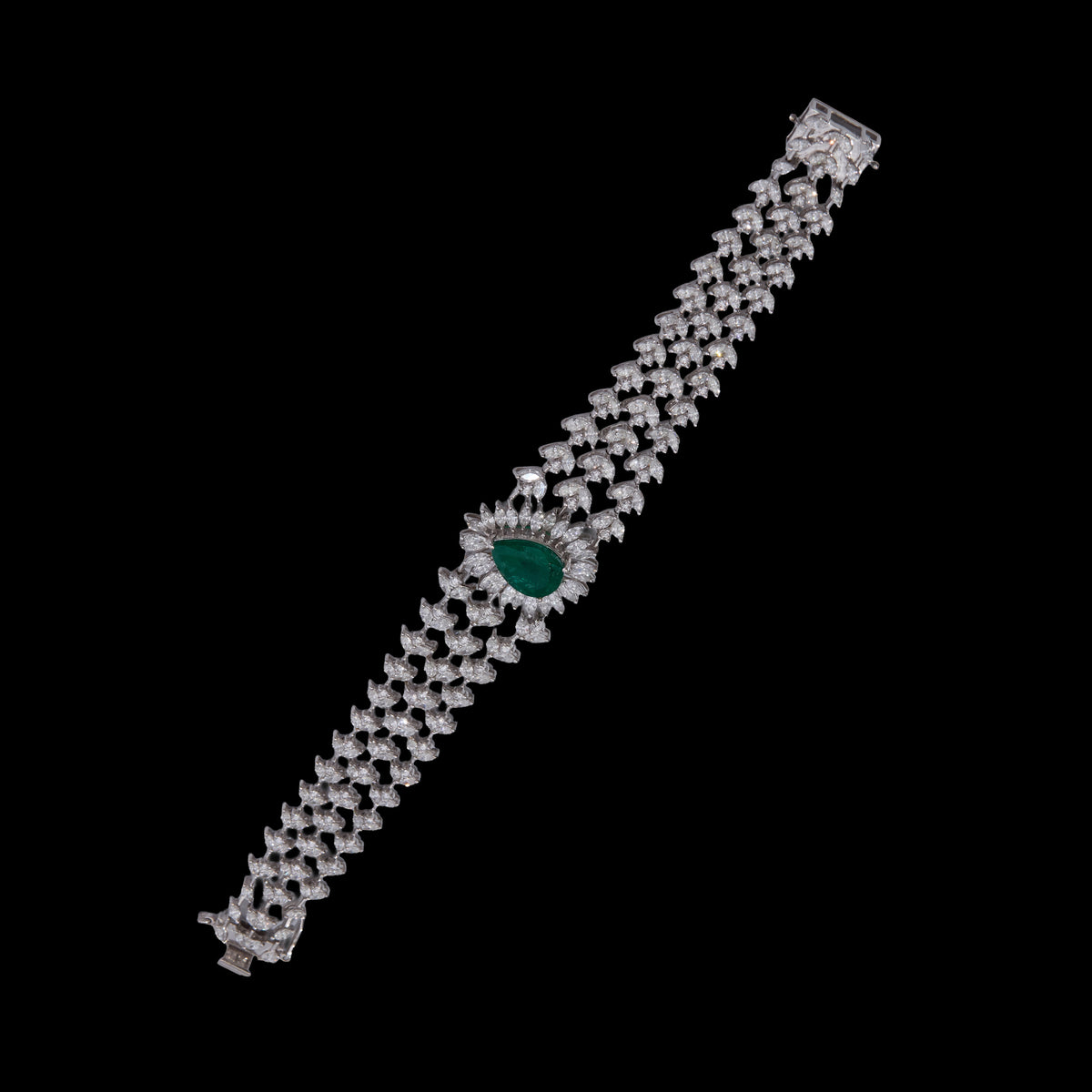 Emerald Diamond Bracelet