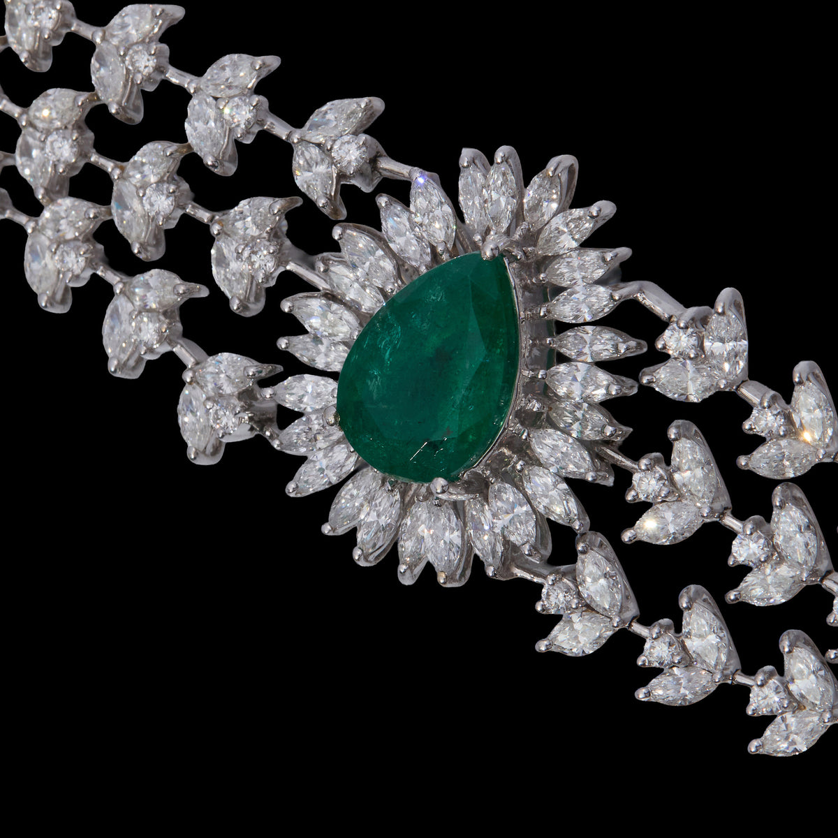 Emerald Diamond Bracelet