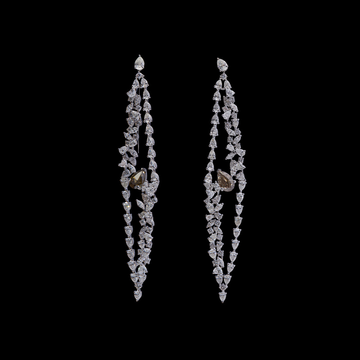 Colored Diamond Earrings